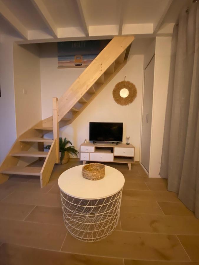 Superbe appartement climatisé avec jardin entre mer et montagne Anglet Exterior foto